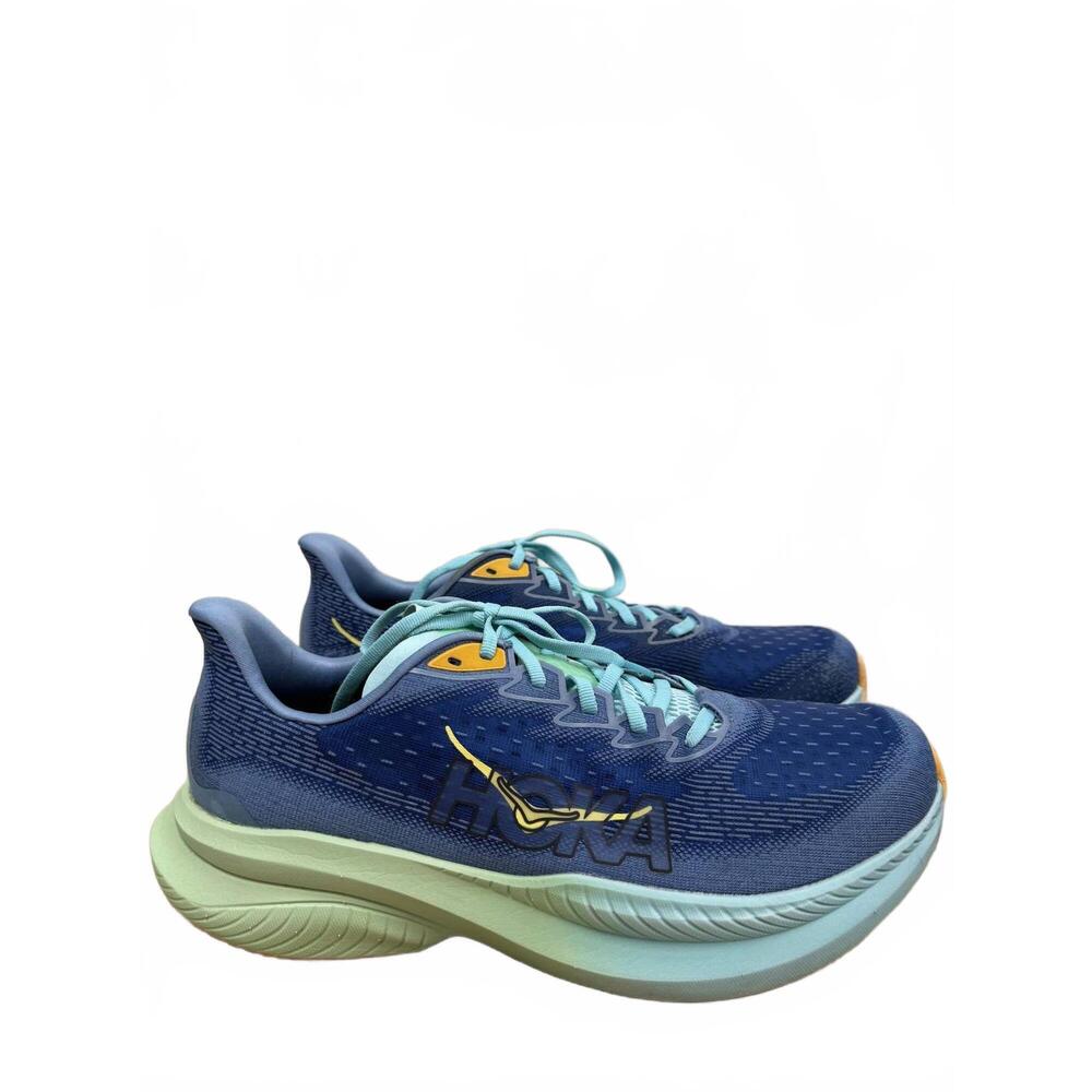 NEW HOKA men’s mach 6 pre-loved running shoe in dusk/shadow - Picture 8 of 8